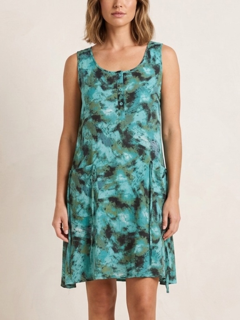 Periwinkle Summer Sleeveless Mini Dress‎ Women’s Plus Size XXL